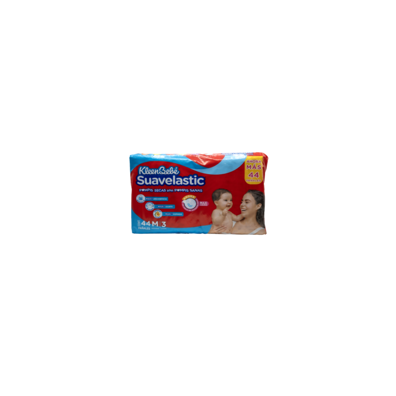 PAÑAL KLEENBEBE SUAVELASTIC MAX MD C/40