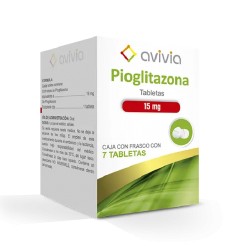Pioglitazona 15 mg 7 Tabletas