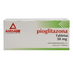 Pioglitazona 30 mg 7 tabletas
