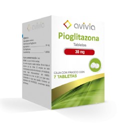 Pioglitazona 30 mg 7 Tabletas