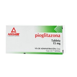 Pioglitazona 7 Tab 15 Mg