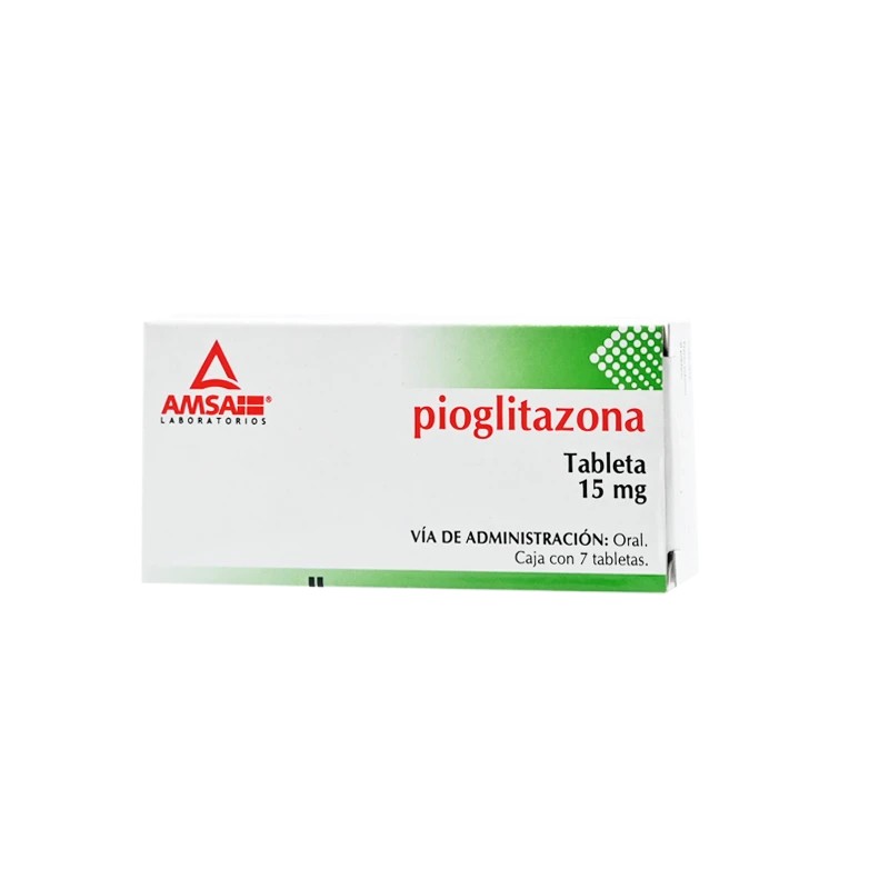 Pioglitazona 7 Tab 15 Mg
