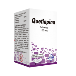 Quetiapina tab c/60 100 mg