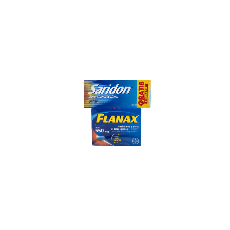 Flanax 12 Tab + Saridon 10 Com