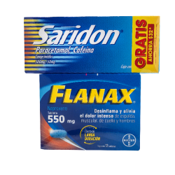 Flanax 12 Tab + Saridon 10 Com