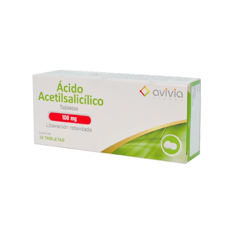 Acido Acetilsalicilico 100 Mg 30 Tab