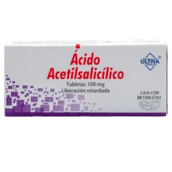Acido Acetilsalicilico 100 Mg 30 Tab