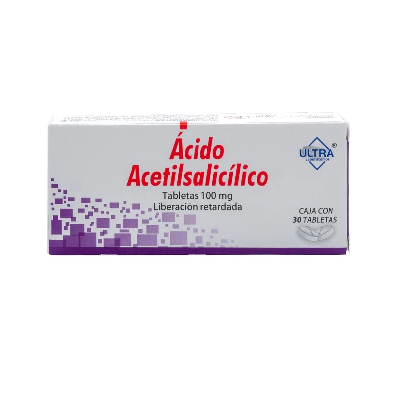 Acido Acetilsalicilico 100 Mg 30 Tab