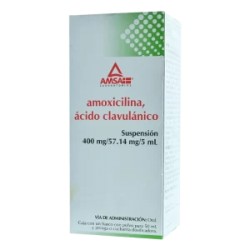 Amox/Acclavulanico Susc/50Ml