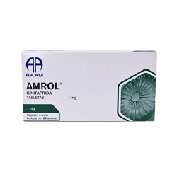 AMROL 25 tabletas 1 mg