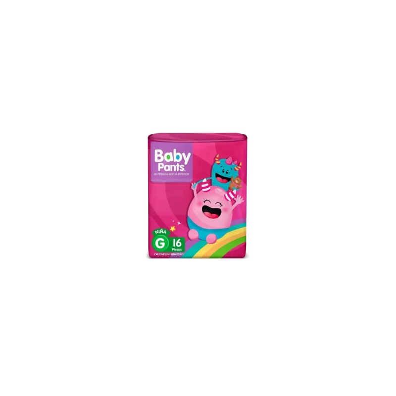 Baby Pants Niña Talla Grande C/16 Pzs