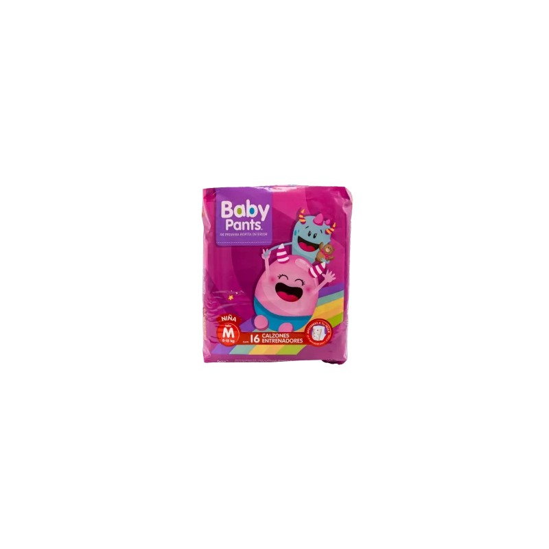 Baby Pants Niña Talla Mediana 16 Pzs