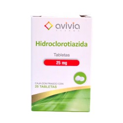 Hidroclorotiazida 20 tabletas