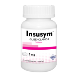 insusym tab c/100 5 mg