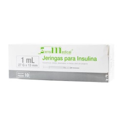 Jeringas 1 Ml 27 Gr 13 Mm