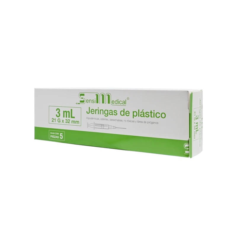 Jeringas 3 Ml 21 Gr 32 Mm