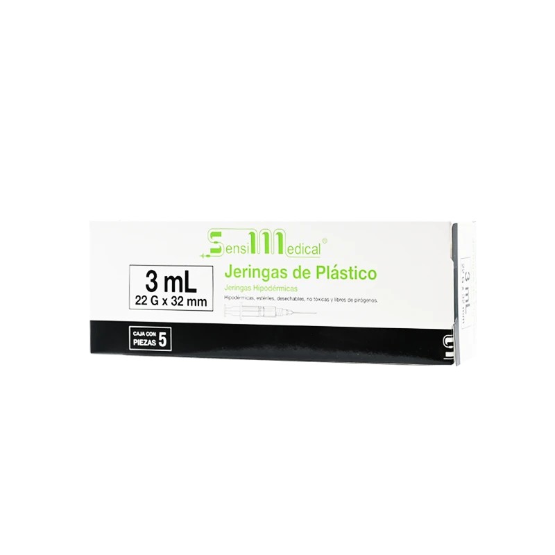 Jeringas 3 Ml 22 Gr 32 Mm