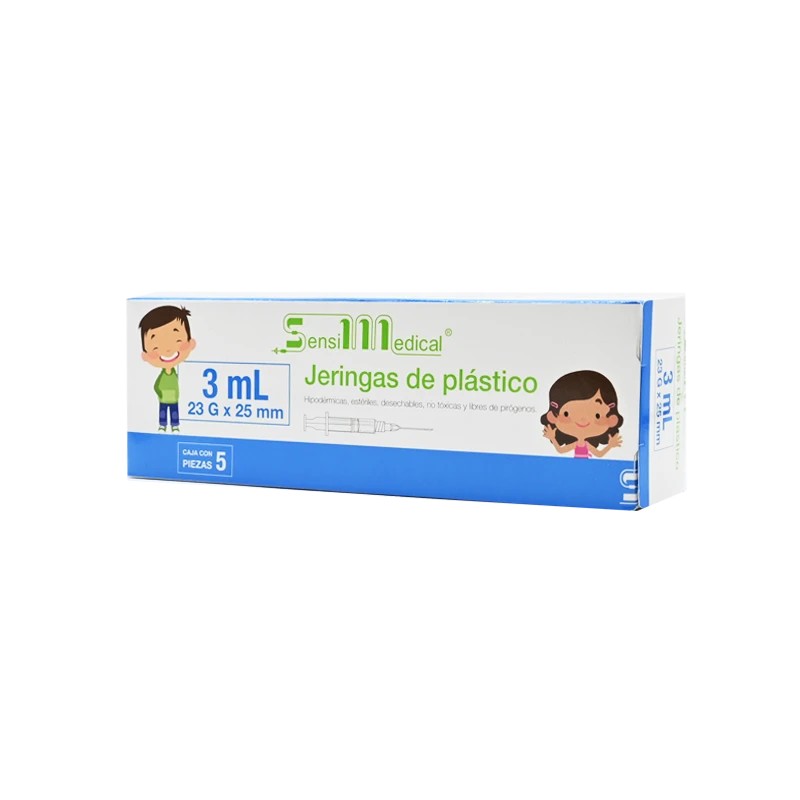 Jeringas 3 Ml 23 Gr 25 Mm