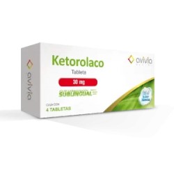Ketorolaco Tableta 30 mg sublingual