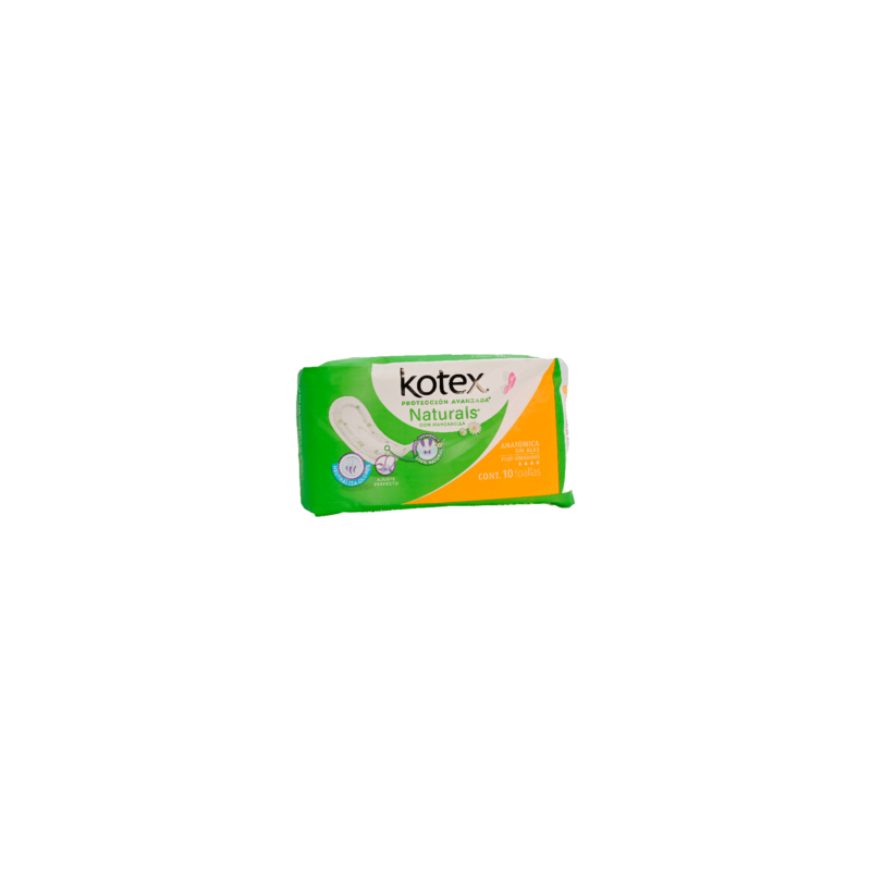 Kotex anatomica sin alas c/10