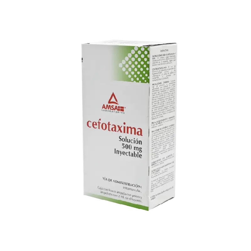 Cefotaxima IM 500 mg Solución Inyectable