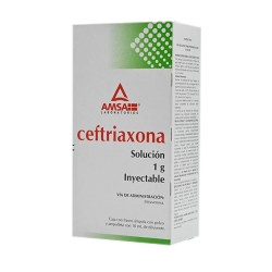 Ceftriaxona Sol Iny 1 Gr