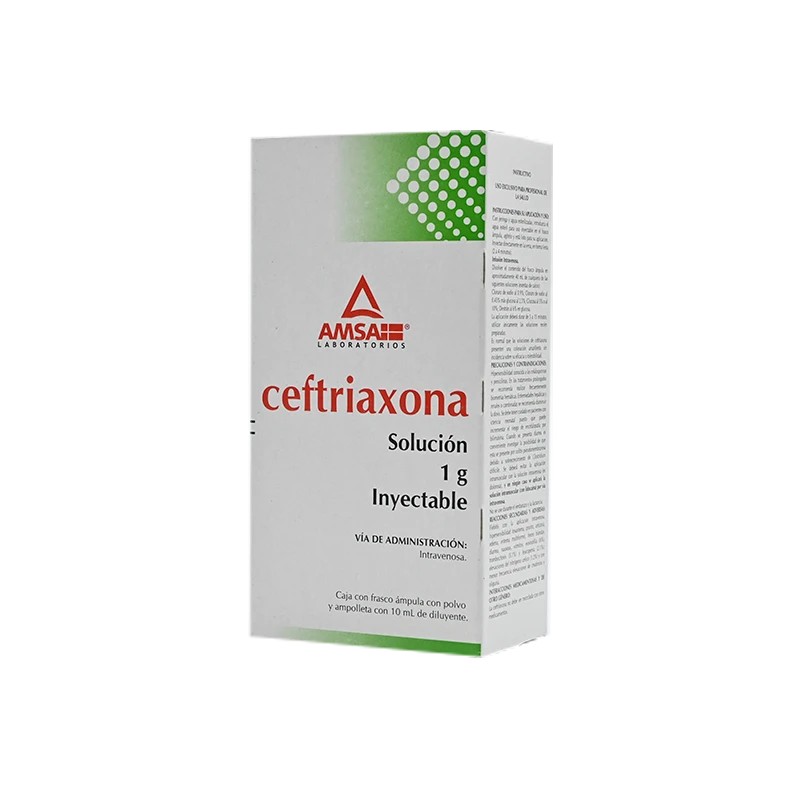 Ceftriaxona Sol Iny 1 Gr