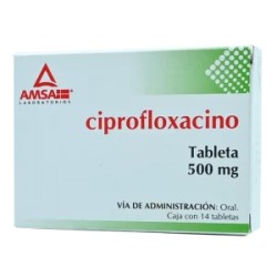 Ciprofloxacino 14 Tab 500 Mg