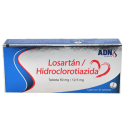 Losartan hidroclorotiazida 30 tabletas