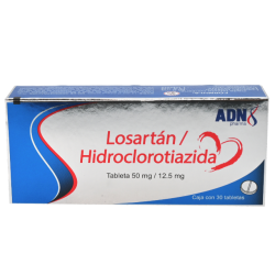 Losartan hidroclorotiazida 30 tabletas