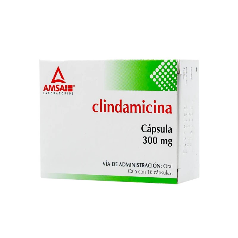 Clindamicina 16 Cap 300 Mg