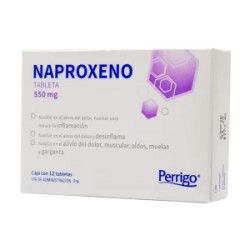 Naproxeno Sodico 12 Tab 550 Mg
