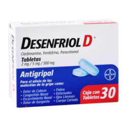 Desenfriol D 30 tabletas
