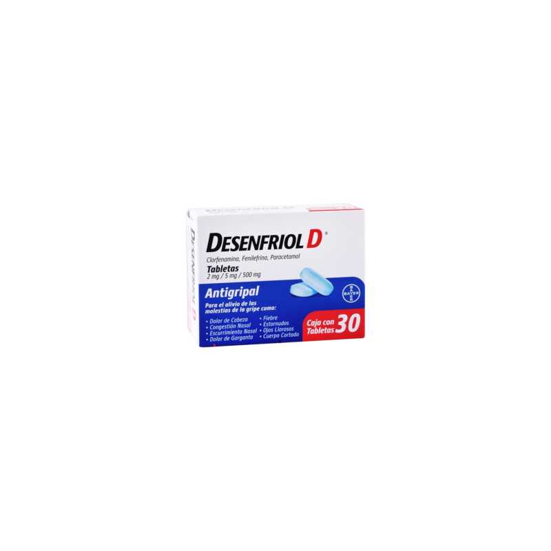 Desenfriol D 30 tabletas