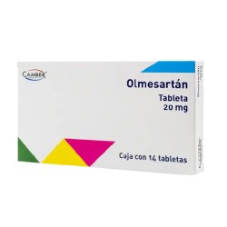 Olmesartan 20 mg 14 tabletas