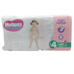 PAÑAL HUGGIES ULTRACONFORT NIÑA ET4 C/40