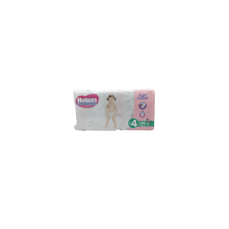 PAÑAL HUGGIES ULTRACONFORT NIÑA ET4 C/40