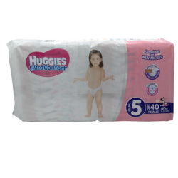 PAÑAL HUGGIES ULTRACONFORT NIÑA ET5 C/40