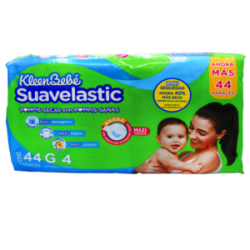 PAÑAL KLEENBEBE SUAVELASTIC GDE C/40