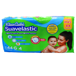 PAÑAL KLEENBEBE SUAVELASTIC GDE C/40
